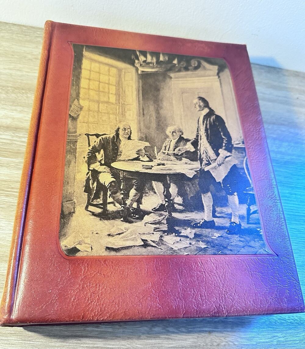 The Colonial Spirit of ’76 David C Whitney 1974 Mission Leather Hardcover Book